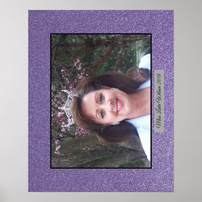 Miss America USA Custom Parties scintillant Poster (Devant)