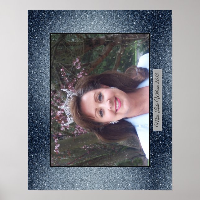 Miss America USA Custom Parties scintillant Poster (Devant)