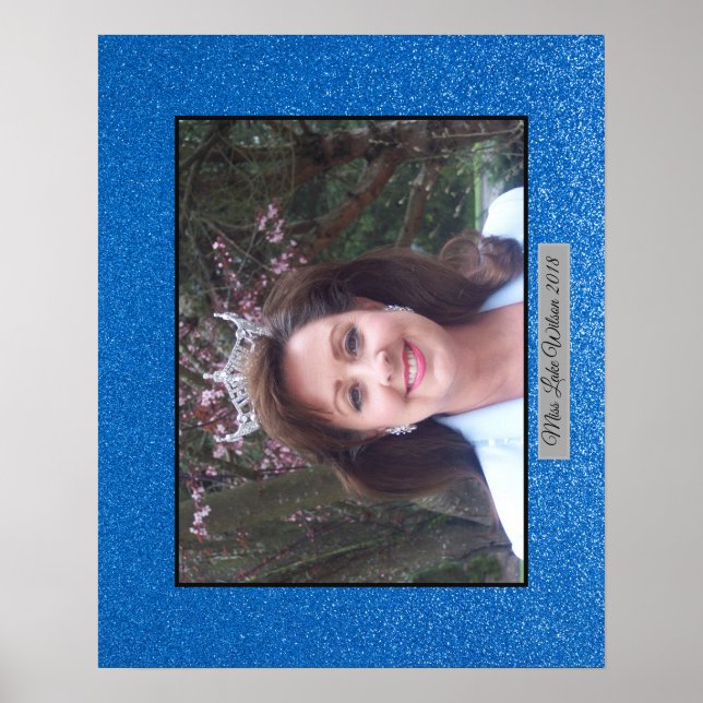 Miss America USA Custom Parties scintillant Poster (Devant)