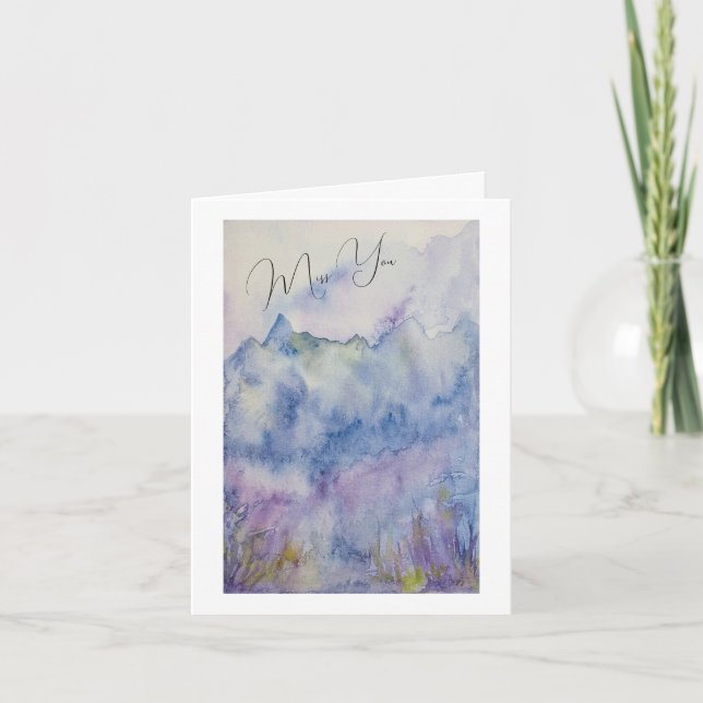 Miss Carte Paysage Atmosphérique (Devant)