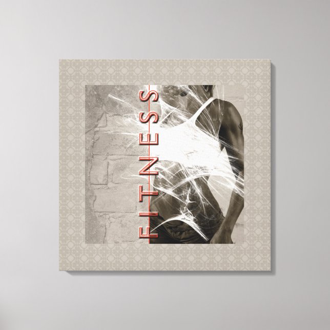 Miss Fitness - Toile Enveloppée (Recto)