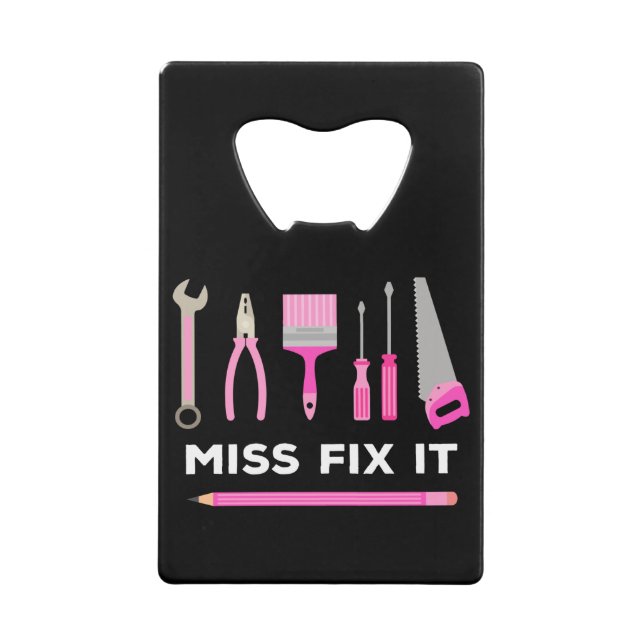 Miss Fix It Handy Femmes do-it-yourself (Devant)