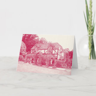 'Miss Marple's Tea Room' - Carte de remerciements