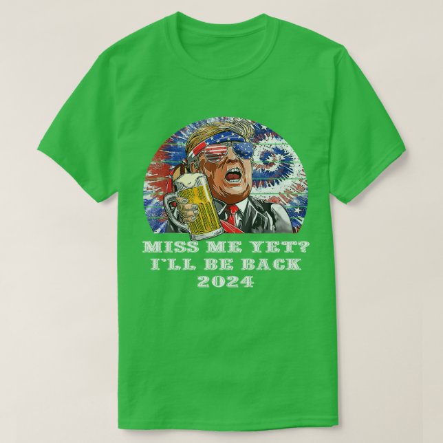 Miss Me Pourtant Trump 0 TShirt (Design devant)