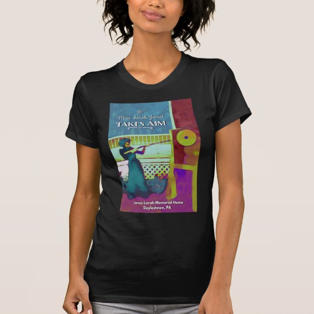 Miss Sarah James prend le T-shirt Aim (Devant)