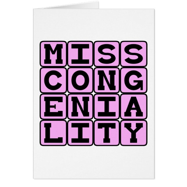 Miss Sympathie, Prix du Concours (Devant)