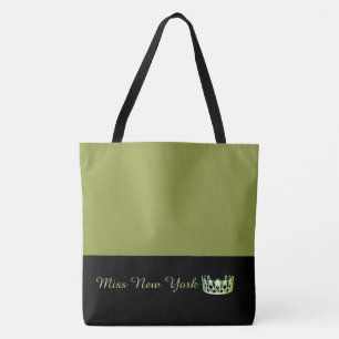 Miss USA Green Crown Sac fourre-tout-LRGE Olive