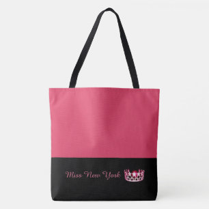Miss USA Sac fourre-tout de Couronne rose-chaud-gr