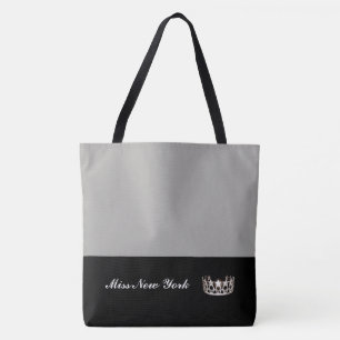Miss USA Silver Crown Sac fourre-tout-Large Argent