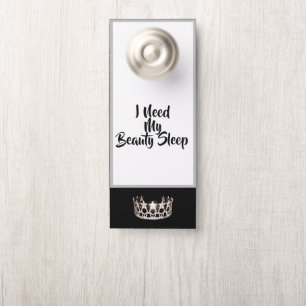 Miss USA style Pageant SLVR Affichette de porte Co