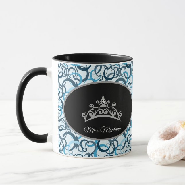 Miss USA Tiara Crown Mug (Avec donut)