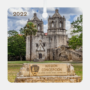 Mission Concepcion, Ornement Métallique Carré