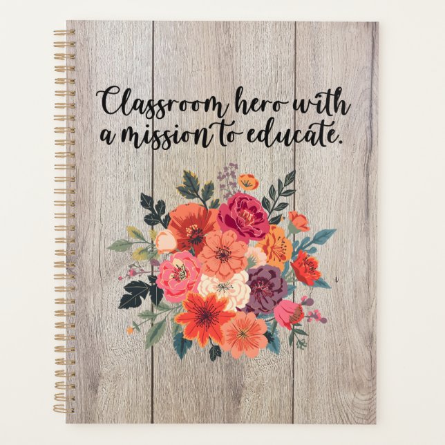 Mission de héros de classe pour éduquer le design (Devant)