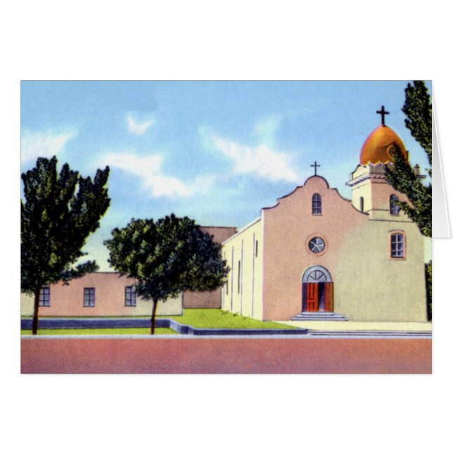 Mission d'El Paso le Texas Ysleta (Devant horizontal)