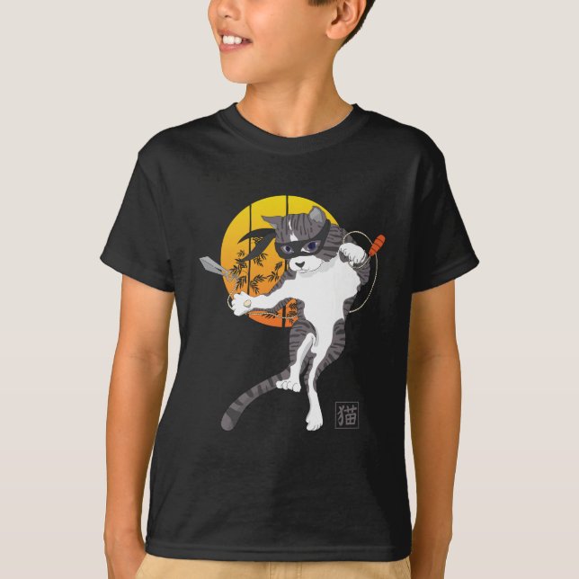Mission pleine lune : Cat Ninja T-Shirt (Devant)