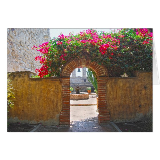 Mission San Juan Capistrano Courtyard Archway (Devant horizontal)
