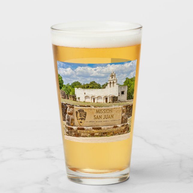 Mission San Juan, San Antonio, Texas, Verre de biè (Devant (rempli))