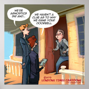 Missionnaires Agnostiques Poster drôle