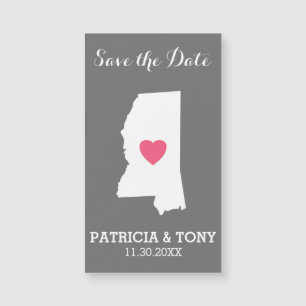 Mississippi Accueil Amour de l'État avec le coeur