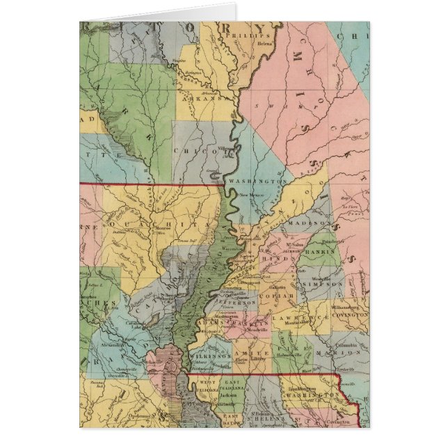 Mississippi, Louisiane, Arkansas (Devant)