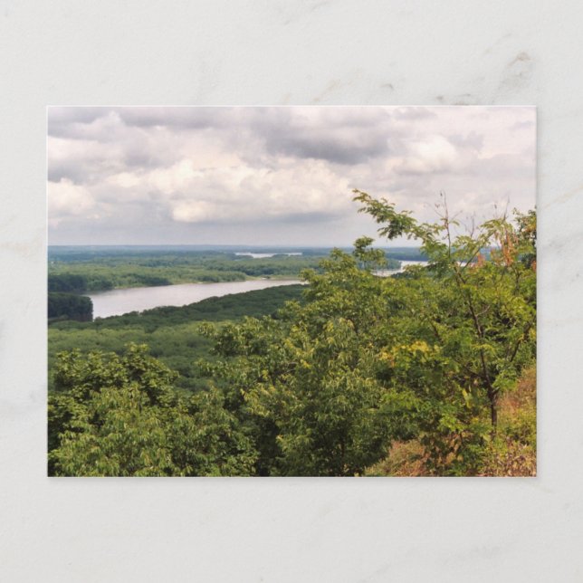 Mississippi Overlook carte postale Sud (Devant)