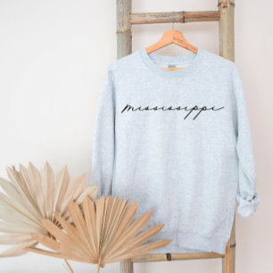 Mississippi Script State Femme Sweatshirt