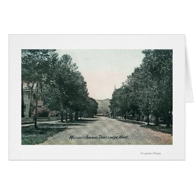 Missouri Avenue ViewDeer Lodge, MT (Devant horizontal)