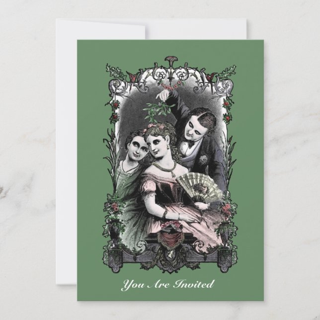 Mistletoe - Invitation (Personnaliser) (Devant)