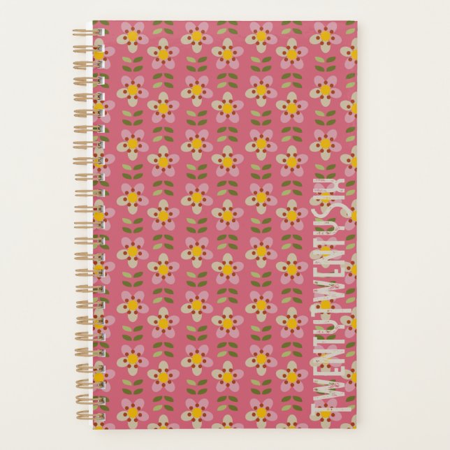 MISTY CHARM - Planificateur de motifs botaniques (Devant)