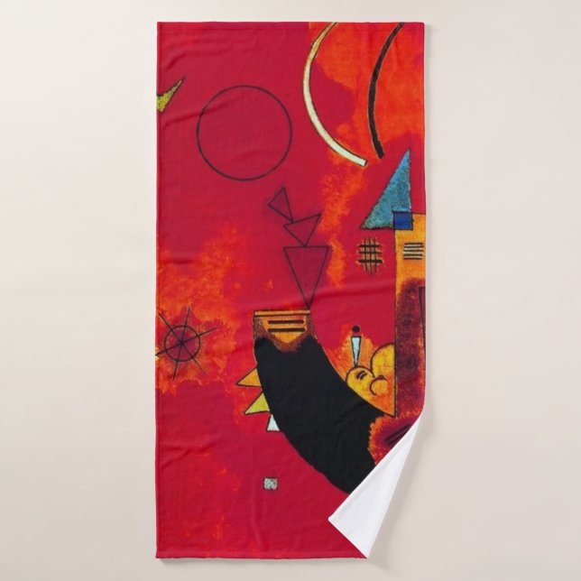 Mit und Gegen, 1929 par Wassily Kandinsky (Serviette de bain)