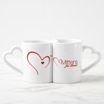 Mitaines pour l'ensemble de tasse de café des