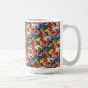 "Mites and Tites Tiled" Abstrait Design Mug