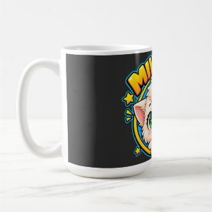 Mivora Mignon Chat Anime avec Mug Étoiles Brillant