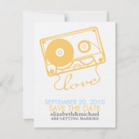Mix tape d'annonces Love Save the Date