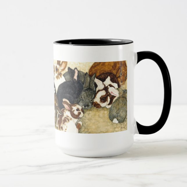 Mixed Company - tasse de café de lapins de bébé (Droite)
