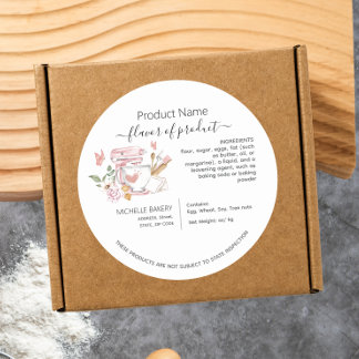 Mixeur de socle d'aquarelle étiquette de la loi de