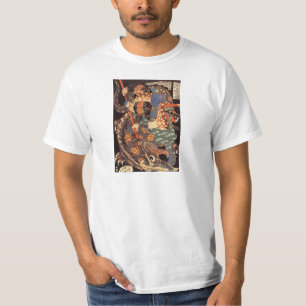 Miyamoto Musashi peignant le T-shirt de valeur de
