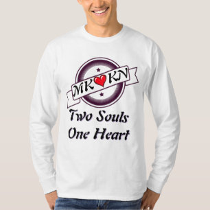 MK ♥ KN Deux Âmes Un Coeur Long T-Shirt À Manches