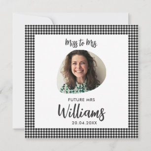 Mlle à Mme Future Mme Modern Boho Flat Card
