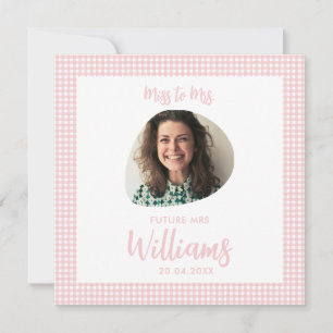 Mlle à Mme Future Mme Modern Boho Flat Card