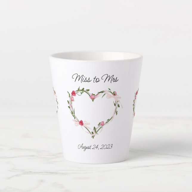 Mlle à Mme Latte tasse (Devant)