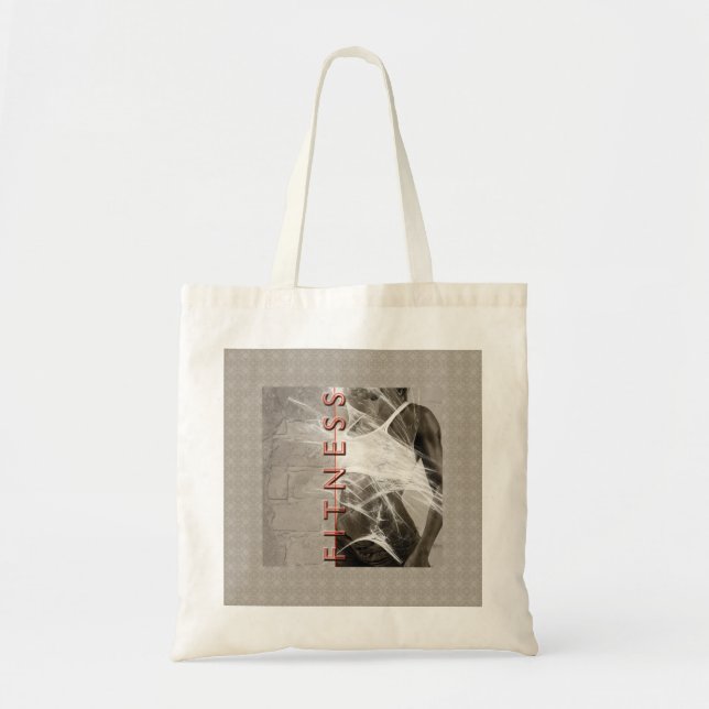 Mlle Fitness - sac imprimé (Devant)