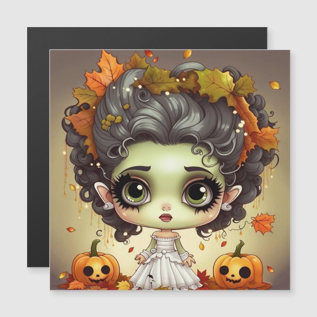 Mlle Frankenstein Halloween  (Devant / Derrière)