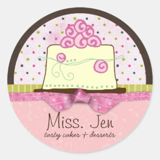 Mlle. Jen Cake Grand Marchandises Étiquettes / Sti