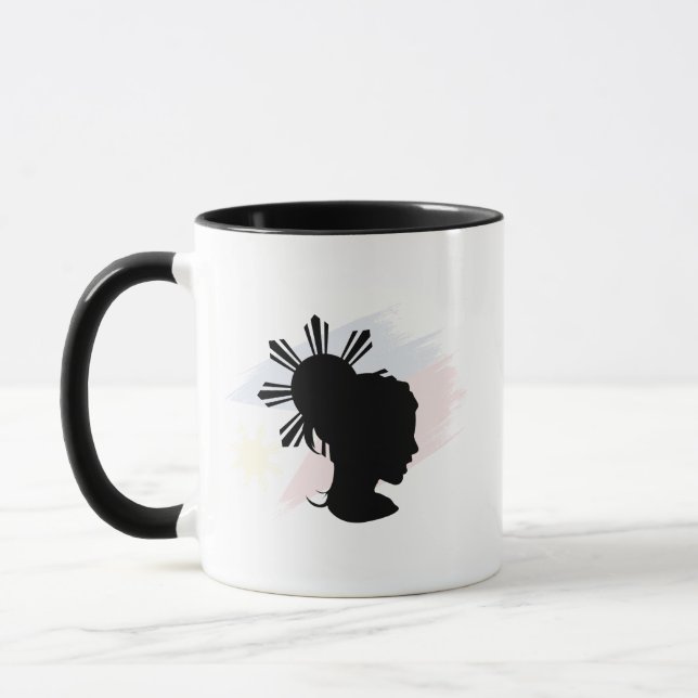 Mlle Philippines Filipina Soleil Levant Mug Fière (Gauche)