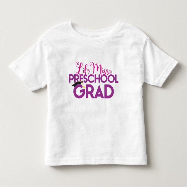 Mlle Pre School Graduate - T-shirt de Lil (Devant)