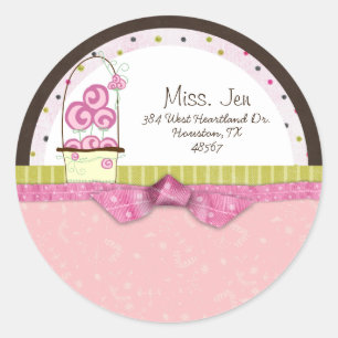 Mlle. Stickers Étiquette de messagerie Jen Candy