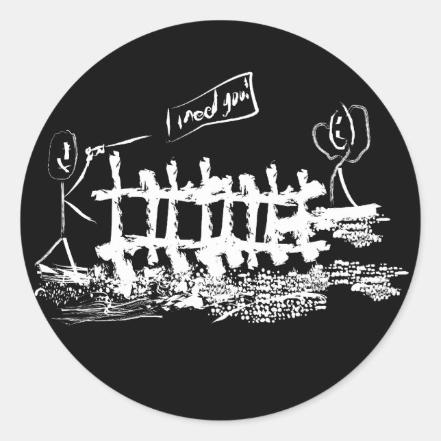 Mlle vous - autocollant (Devant)