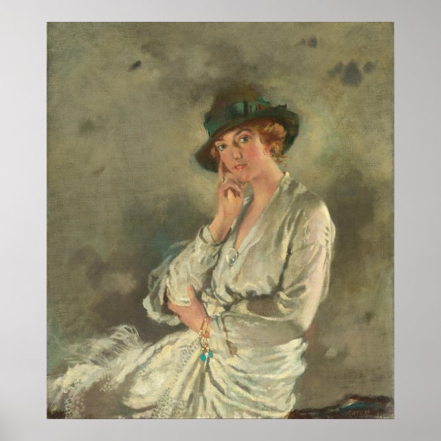 Mme Carstairs - Sir William Orpen Poster d'art raf (Devant)