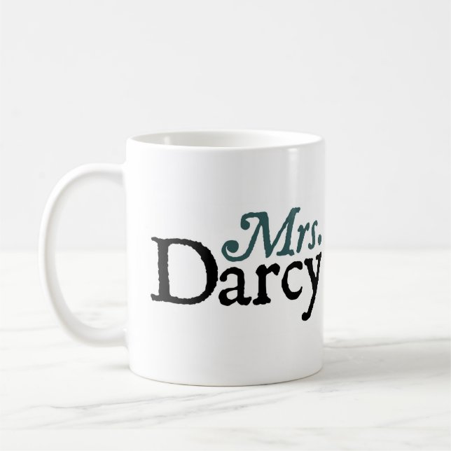 Mme Darcy Mug de Jane Austen (Gauche)